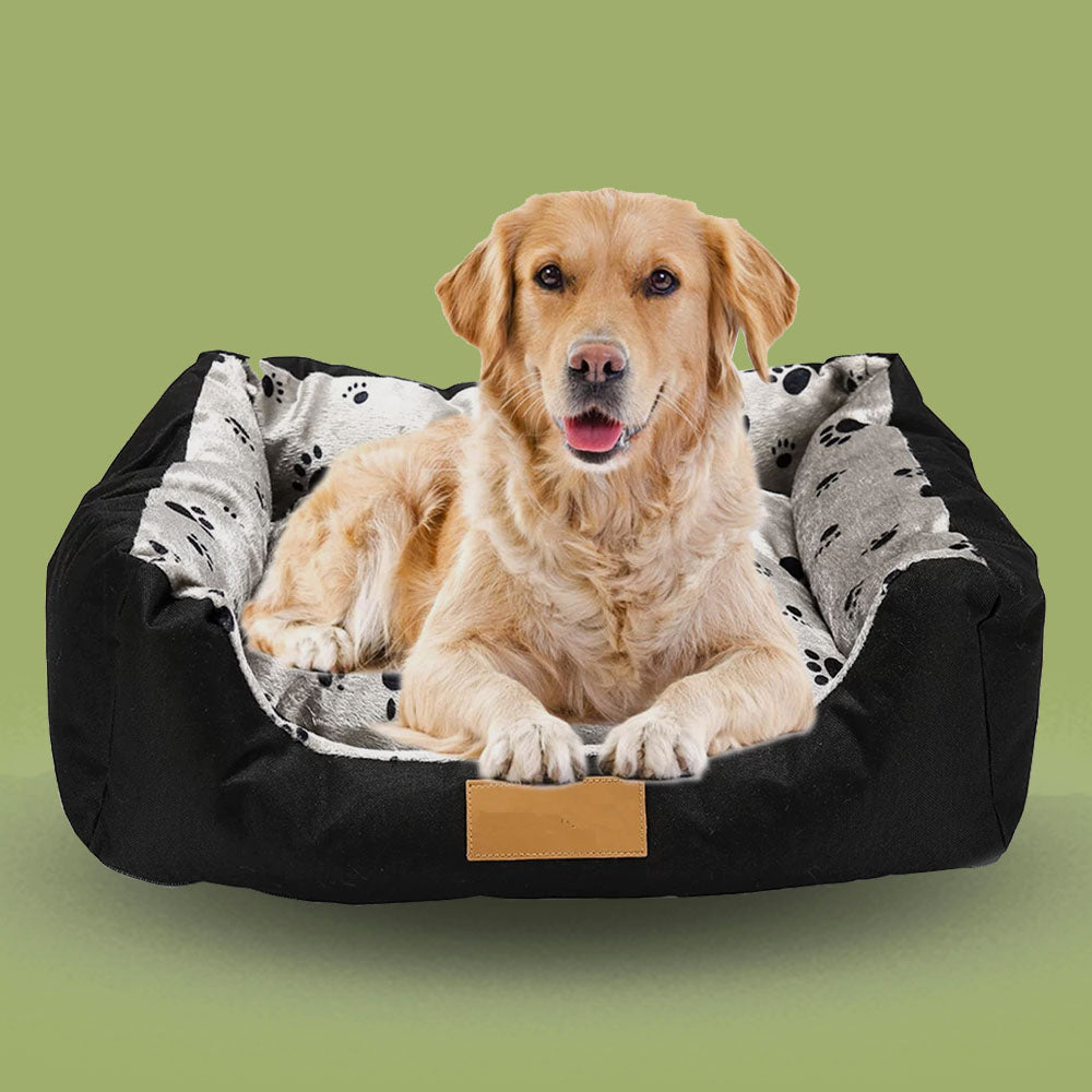 Lit pour chien confortable noir